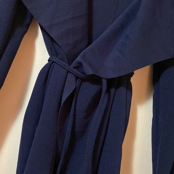 SHEIN waterfall collar belted coat - Picture 3 of 4